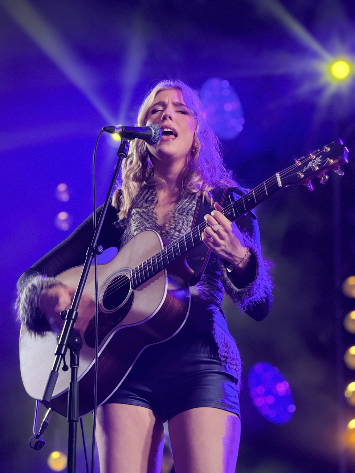 Live musician performing